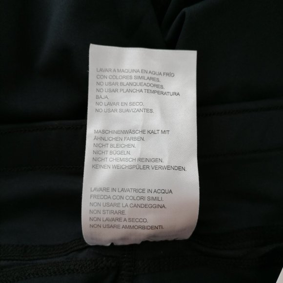 FitsT4 Sports Womens Black Pull On Stretch Ankle Athletic Leggings Size XL - Picture 6 of 6